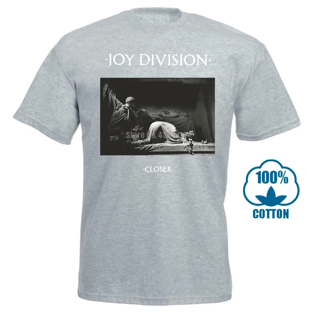 Серый Joy Division Closer футболка s m l Xl 2Xl Фирменная Новинка Официальная футболка 012501 - Цвет: Серый