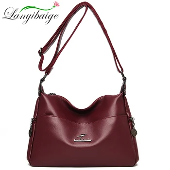 

LANYIBAIGE New Woman Crossbody Bags High Quality Leather Handbags Luxury Designer Famous Brand Shoulder Bags For Women 2020