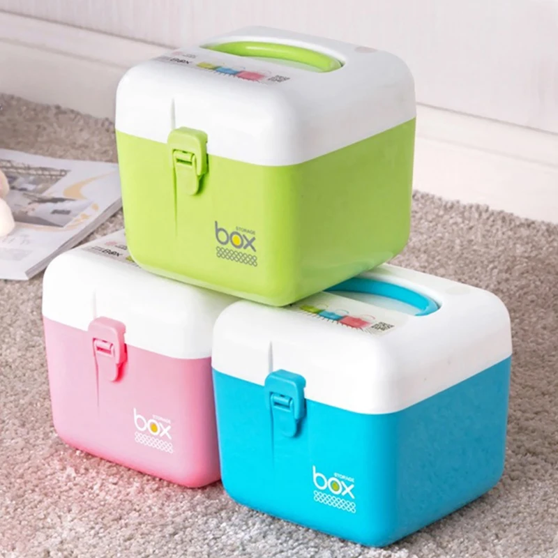 

Multi-Layer Small Medicine Box Household Medicine Storage Box Baby Medical Medicine Box Home First Aid Kit Medical Kit