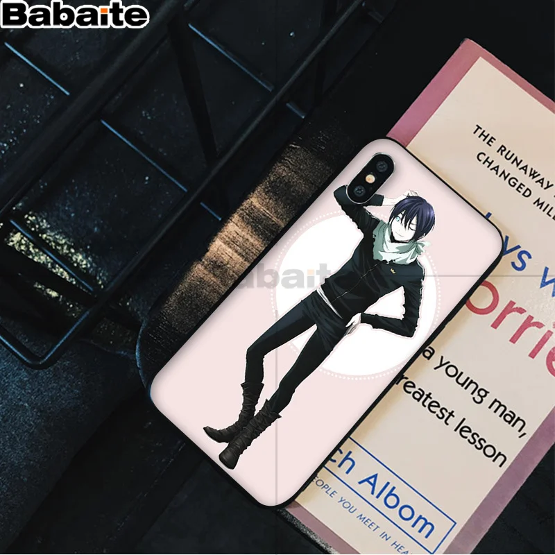 A13 Babaite Noragami yato Аниме новое поступление черная ячейка чехол для iPhone X XS MAX 6 6S 7 7plus 8 8Plus 5 5S XR - Цвет: A13