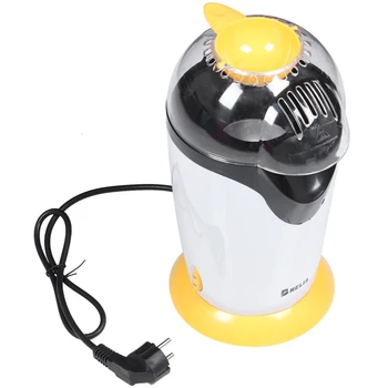 

220V Portable Electric Popcorn Maker Hot Air Popcorn Making Machine Kitchen Desktop Mini Diy Corn Maker, Eu Plug