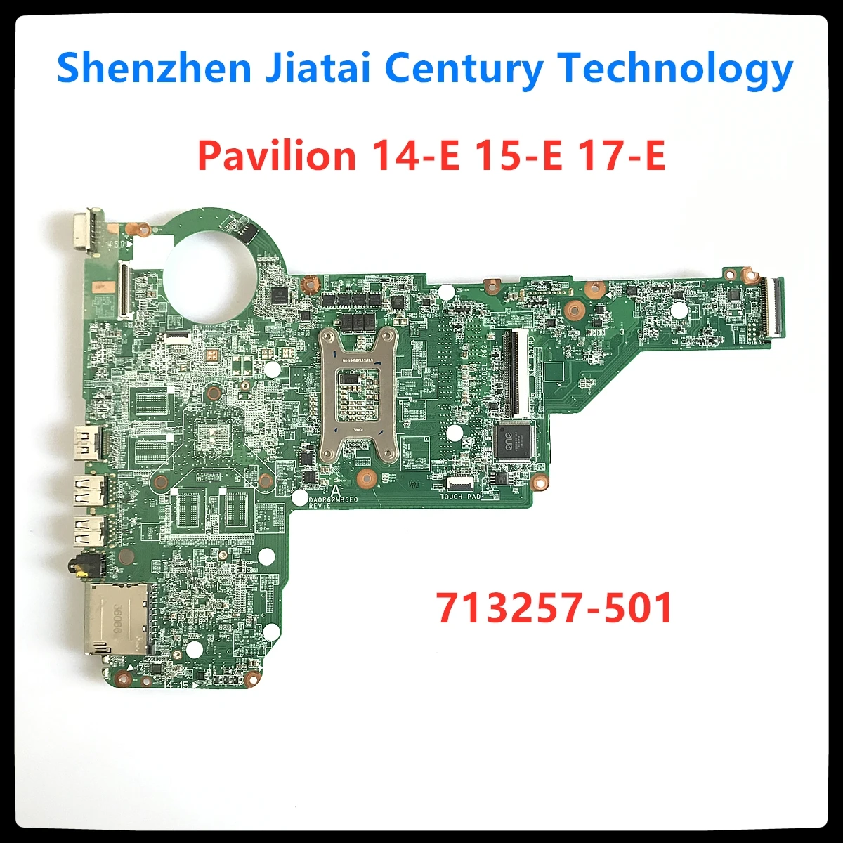 DAOR62MB6E1 материнская плата для ноутбука hp Pavilion 14-E 15-E 17-E материнская плата 713257-001 713257-501 SLJ8E HM76 полностью протестированная Рабочая