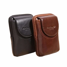 Мужской кожаный винтажный Сотовый/кожух, чехол для мобильного телефона, кожаный набедренный ремень, кошелек, поясная сумка
