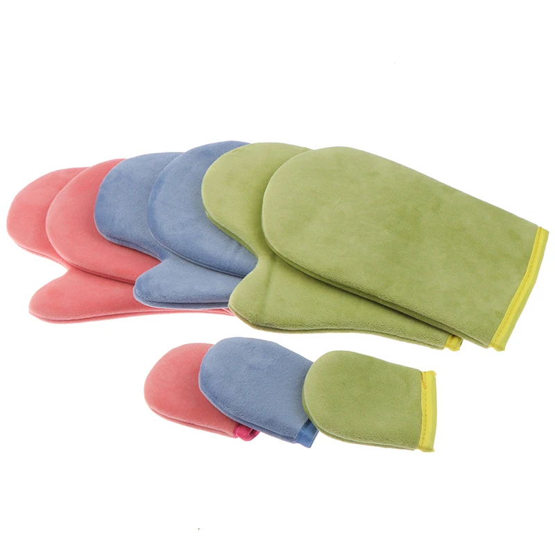 1pcs Self Tanning Mitt Kit Body Cleaning Glove Self Tanner Reusable Body Self Tan Applicator