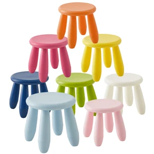 

Children's Stool Plastic Stool Color Fashion Small Round Stool Kindergarten Stool Bearing 200 Kg