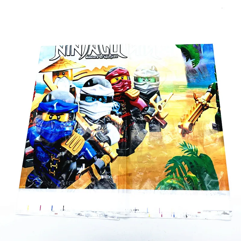 Legoing Ninjagoing Theme Party Decoration Ninja Tableware Paper Cup Plate Baby Shower Balloon Kids Birthday Party Favor Supplies