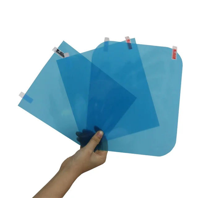 Car Rear Mirror Protective Film Anti Fog Window Clear Rainproof Rear View Mirror Protective Soft Film Auto Accessories 2 Pcs 5