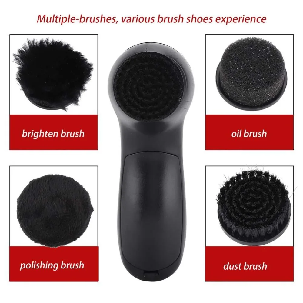 Electric Shoes Polisher Portable Automatic Shoes Cleaning Brush Cleaner Leather Sneaker Maintenance Leather Shoe Polisher shoe cleaner shoe brush shoe cleaning kit shoe shining tool