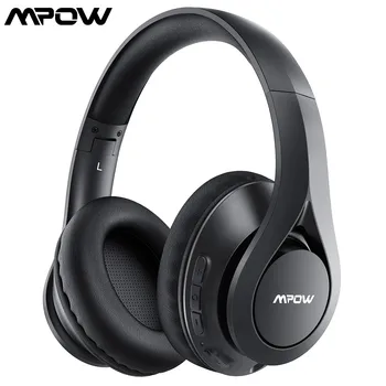 

MPOW Wireless/USB Bluetooth 5.0 Headphones With Mic 60 Hours Hifi Stereo Sound Over Ear Office Play Headset For PC/Laptop/Phone