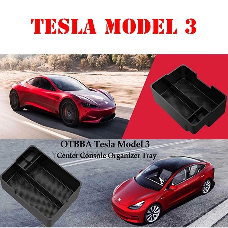 Для Tesla модель 3 BlueStar аксессуары центральный автомобильный подлокотник для хранения коробка авто контейнер перчатки Организатор Чехол