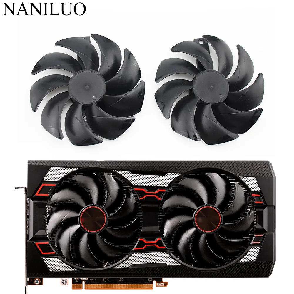 95mm 6pin Fdm12d Dc12v Rx5700 Xt Cooler Fan Replace For Sapphire Rx 5500 5600 5700xt Pulse Cooling Fan Fans Cooling Aliexpress