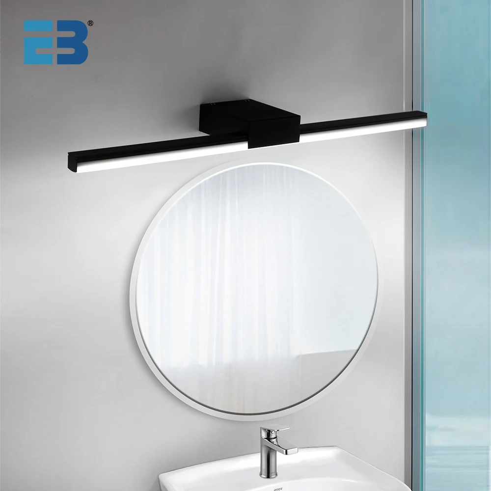 Led Wall Lamp Bathroom Vanity Light 40cm 55cm AC85 - 265V Indoor Modern Wall Sconces Mirror Wall Light Fixtures Black White 3