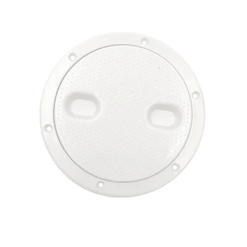 

1Pcs Marine Boat Yacht RV 6 Inch Access Hatch Cover Screw Out Deck Plate White ABS Pla Stic Anti-Aging Anti-Corrosive