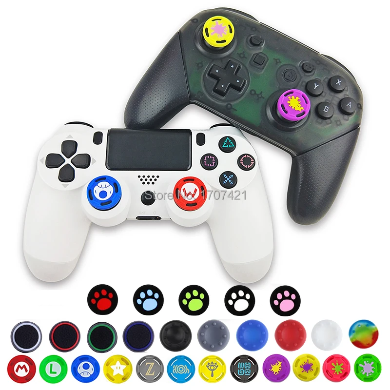 2 шт. Аналоговый джойстик ДЖОЙСТИК колпачки для sony playstation Dualshock 3 4 PS3 PS4 Xbox 360 один Джойстик контроллер NS Pro геймпад