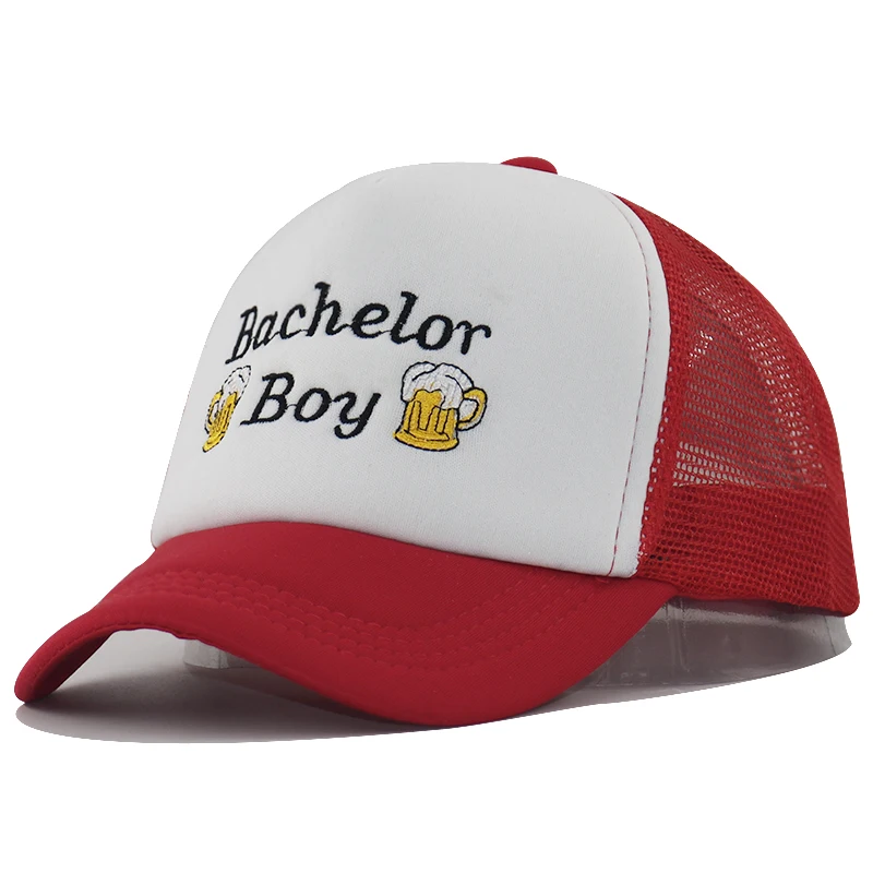 

New Bachelor Boy snapback baseball cap cotton adjustable embroidery summer mesh hat men wome fashion hip hop hats wholesale