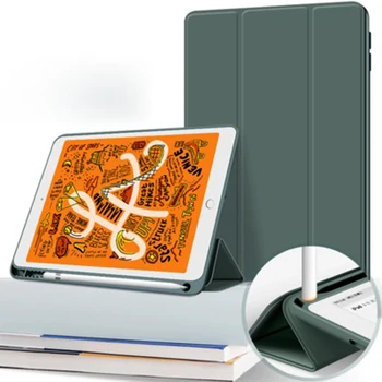 

For iPad 7th Generation Case PU Leather Smart Stand Cover Auto Wake Sleep Case Fundas for iPad 10.2 Cases With Pencil Holder