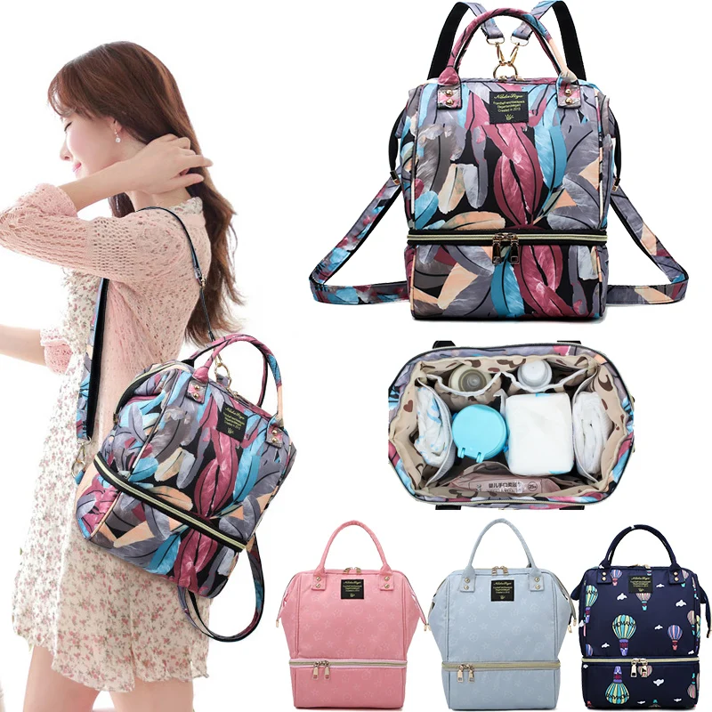 Waterproof Diaper Bag Fashion Mommy Maternity Mummy Bag Large Capacity Baby Bag Women Travel Backpack Nappy Bags Nursing bag