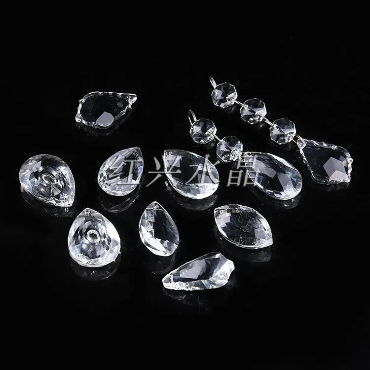 

Crystal Bead Curtain Pendant Crystal Bead Curtain Octagonal Beads Assembly Curtain Lighting Pendant Wedding Decorating Accessori