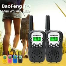 1 пара Baofeng BF-T3 мини Детская рация Удобная 22 канала двухстороннее радио дети 10 мелодий вызова UHF трансивер T3 связь