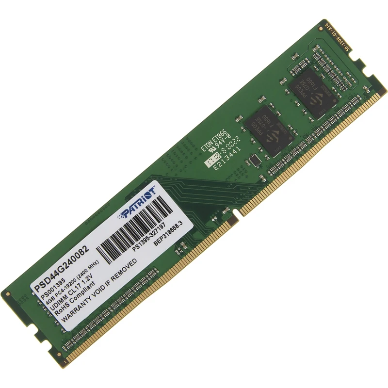 Модуль памяти PATRIOT PSD44G240082 DDR4- 4Гб