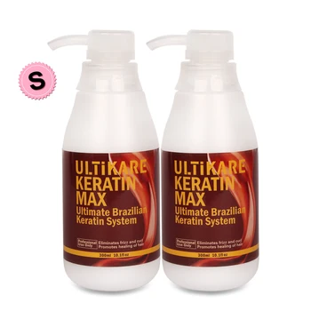 

11.11 Brazilian Keratin Treatment 8% Formalin 2pcs 300ml Smoothing System For Straighten & Repair Hair Free DropShipping