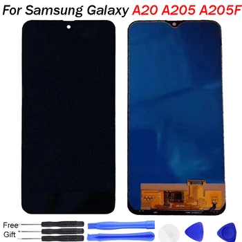 

For Samsung A20 2019 LCD Display A205 Screen Touch Digitizer Assembly TFT LCD replacement A205/DS A205F A205FD A205A Display LCD