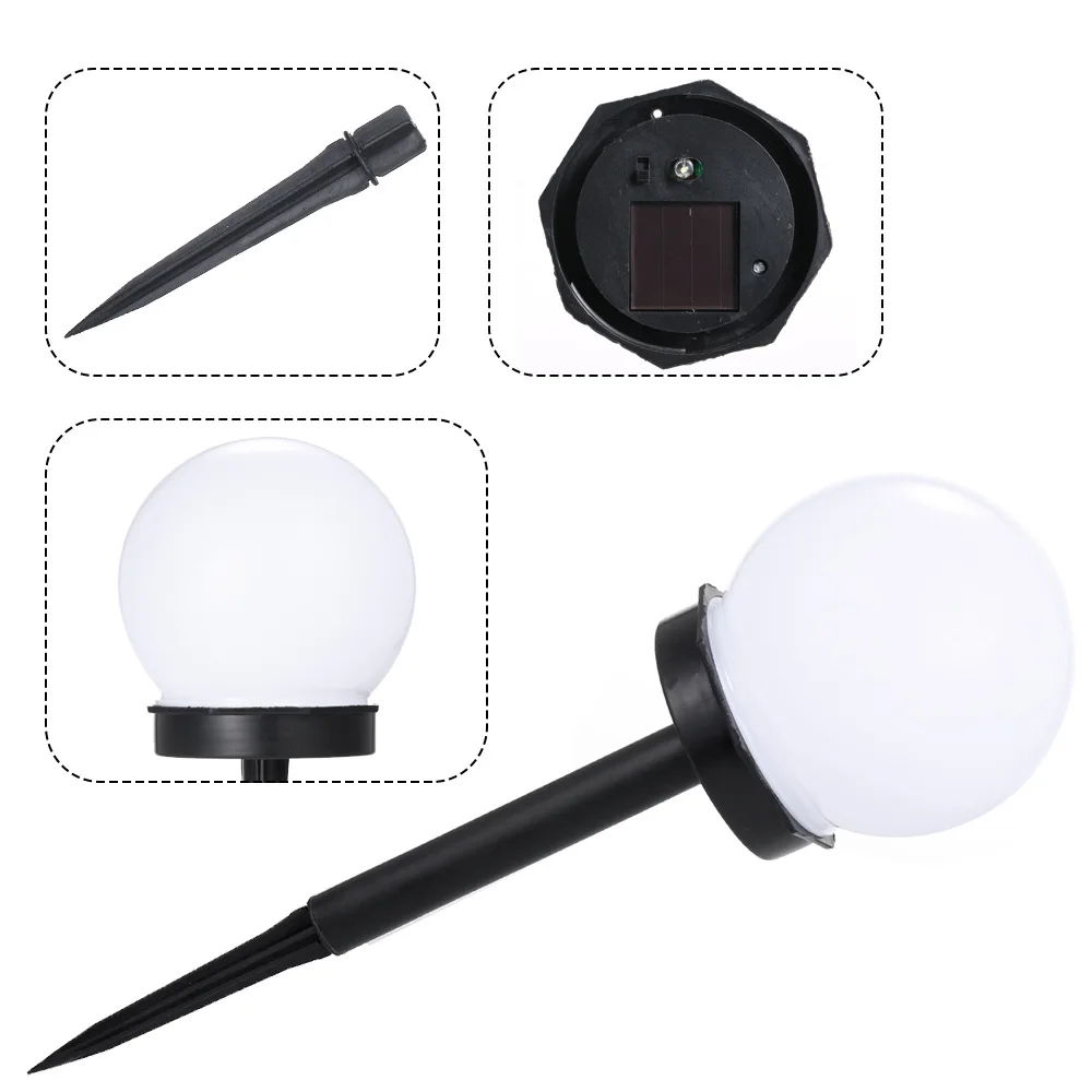 LED Solar Garden Lights Waterproof  Spherical Solar Landscape Lights For Lawn Patio Yard Garden