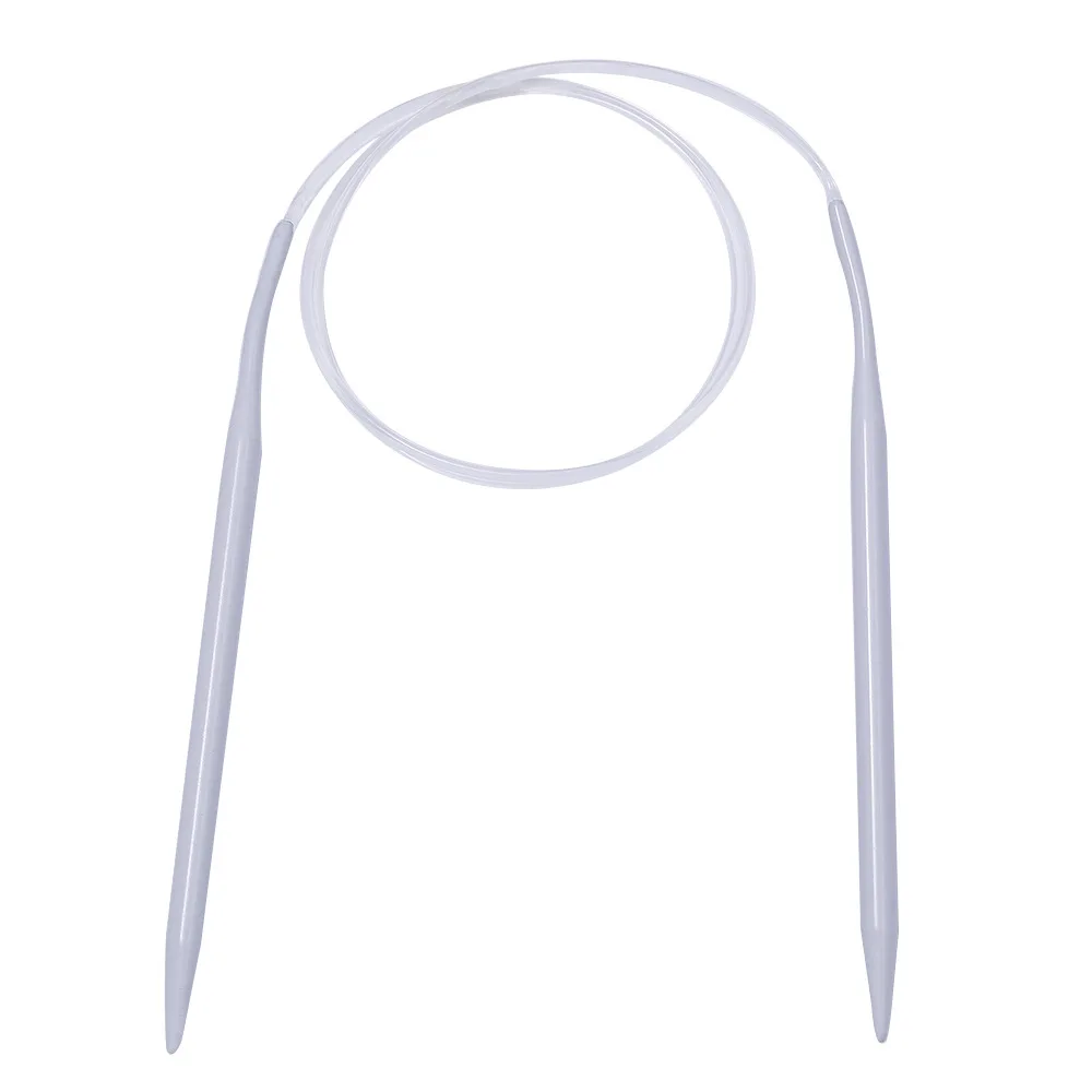 1PC Aluminum Circular Knitting Needles 80cm Smooth Tube Crochet Needles