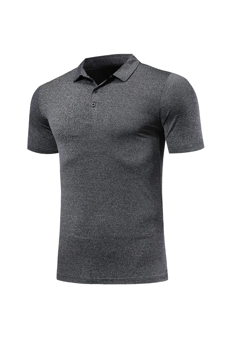 HOWE AO, повседневная мужская рубашка поло, лето, короткий рукав, отложной воротник, тонкие топы, Повседневная дышащая одноцветная рубашка в деловом стиле