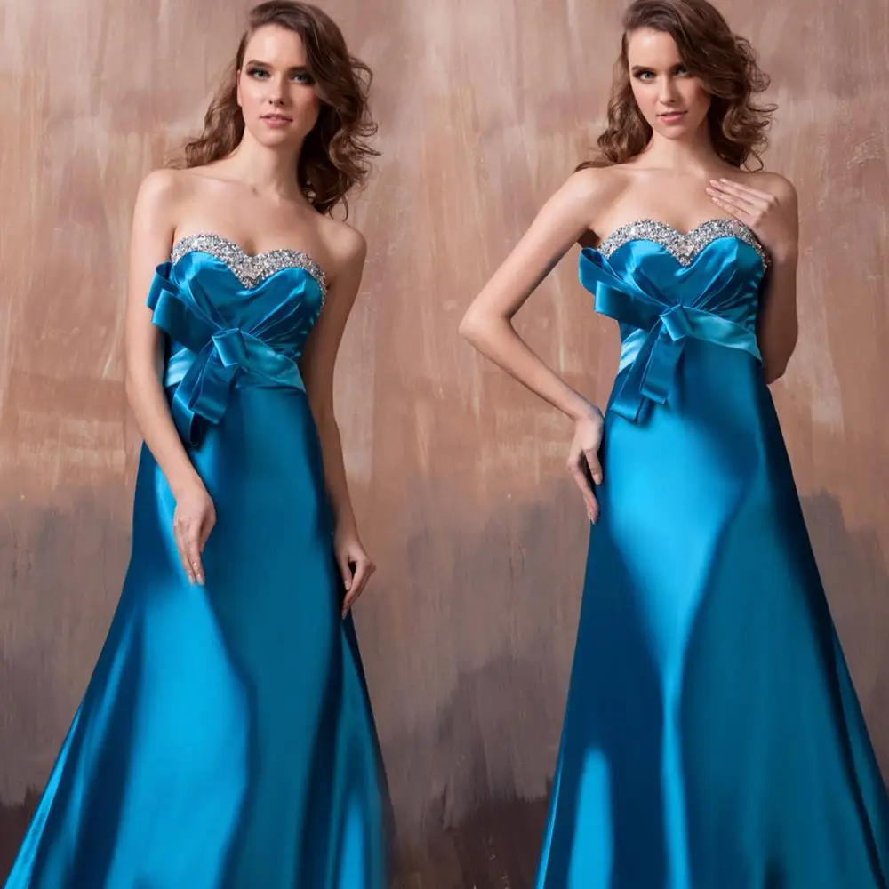 Вечернее платье vestido de noiva, сексуальное роскошное платье с бусинами для невесты, официальное платье, размер на заказ/цвет, длинное синее платье макси, платье подружки невесты