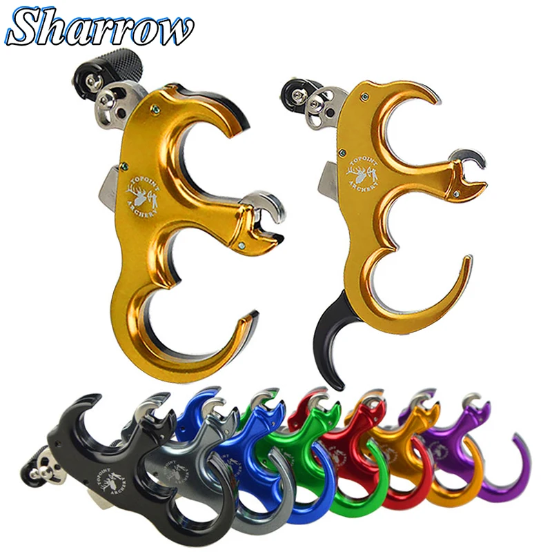 

Bow Release Grip Can Replacement 3/4 Finger Automatic Version Caliper Compound Bow Shooting Archery Release Aid Grip Caliper