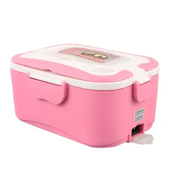 

2020 Mini Electric Car Heat Insulation Thermo Lunch Box Charging Hot Rice Cooker Multi Functional Plug Plastic Box Seal Cutlery