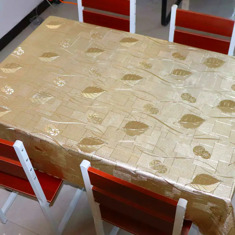 Palegoldleaf Boreal Европейский стиль столовая скатерть чайный коврик для стола прямоугольник стол коврик INS стиль покрытие полотенце ткань пластиковый Настольный коврик - Цвет: Palegoldleaf