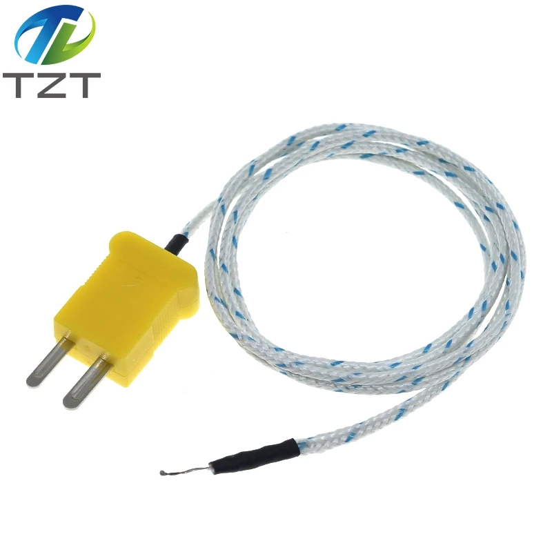 TZT 1/3/5PCS 1m Draht Thermoelement Sonde -20~500C K typ Oberfläche Thermoelement Temperatur – Detail 4