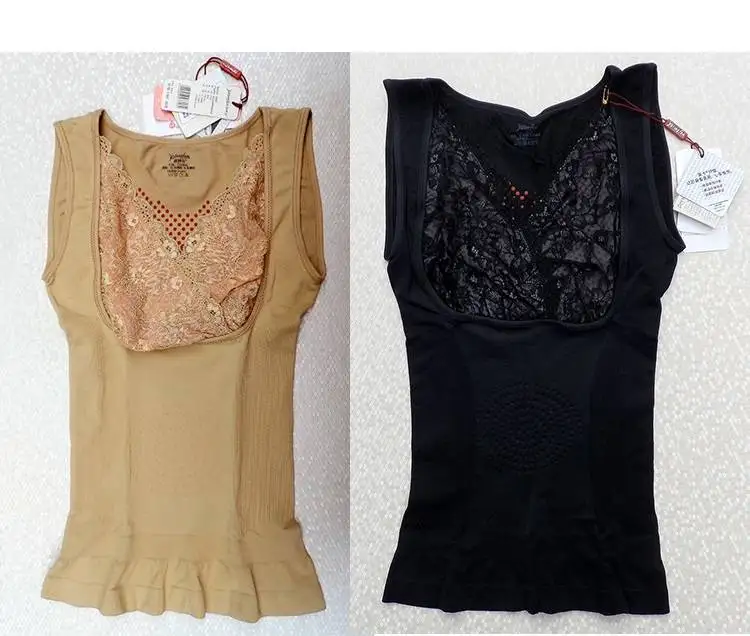 Postpartum Slimming Sleeveless Lace Sculpting Body Bodywear Abdomen Abdominal Milk Plastic Top Vest