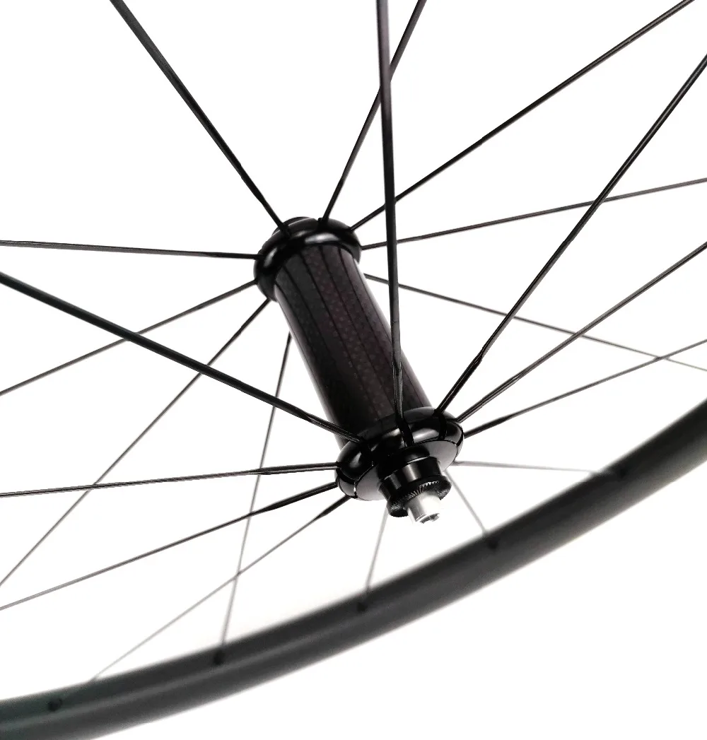 700C super light carbon Front wheels 38mm depth 25mm width clincher/Tubular Road bike carbon front wheelset UD matte finish