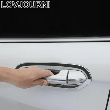 

Car Door Handle Exterior Decorative Modified Chromium Protecter Accessories Decoration Trim 13 14 15 16 17 18 FOR Ford Edge