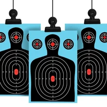 10pack Shooting Targets 12*18 inch Silhouette Poor Splatter Reactive Paper Targets Fluorescent Rifle Pistol Airsoft Pellet Gun 10pack Shooting Targets 12*18 inch Silhouette Poor Splatter Reactive Paper Targets Fluorescent Rifle Pistol Airsoft Pellet Gun