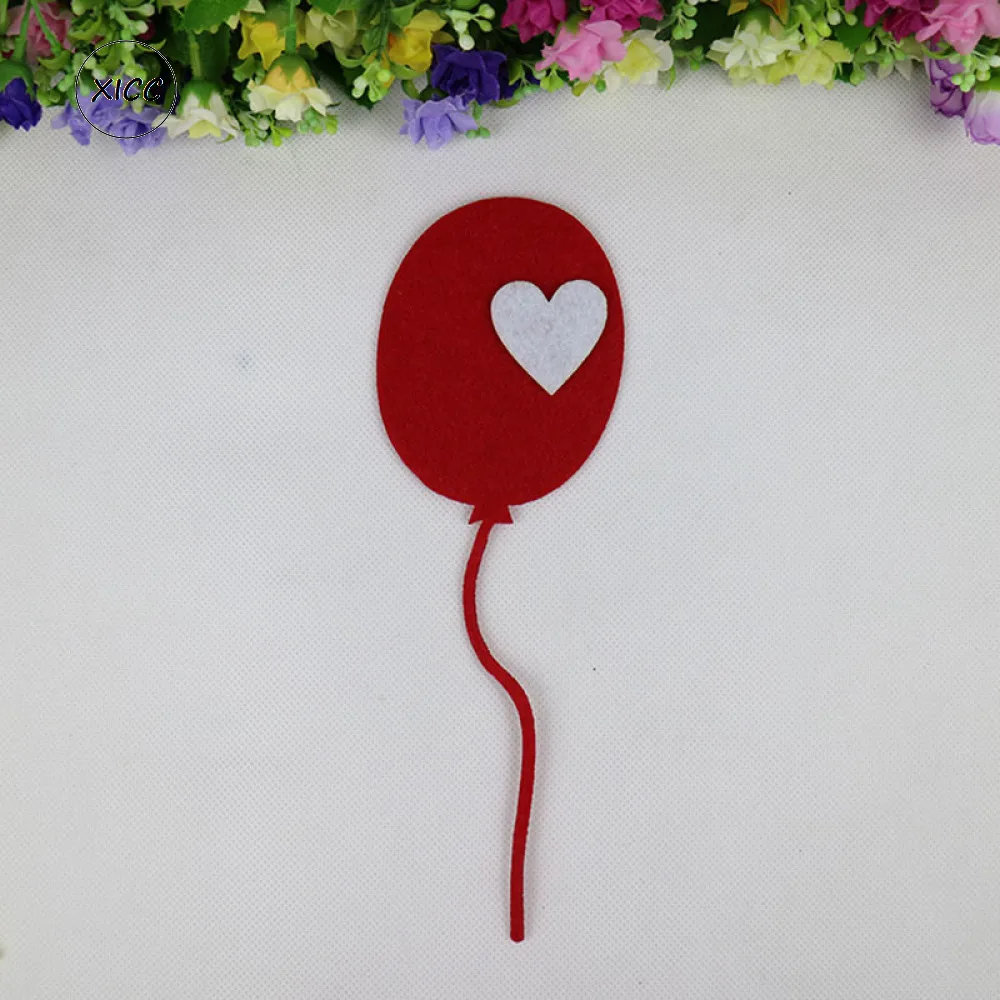 Kindergarten Wall Paste Balloon Non Woven Felt Fabric School Kids DIY Crafts Color Blackboard Newspaper Layout Decoration Patch