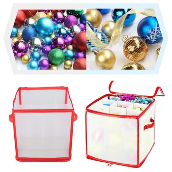 

Christmas Tree Storage Box Rattan Decoration Storage Bag Christmas Gift Storage Box Christmas Tree Christmas Ball Storage Box