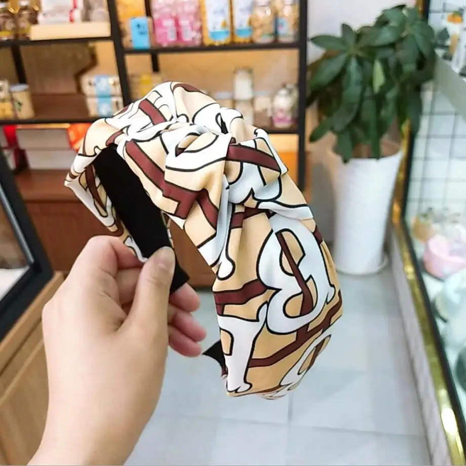 07 Mujeres nudo diademas chica звезда от комаров amplia banda pelo аксессуары para el cabello moda dulce Chicas lindas diademas - Цвет: 07