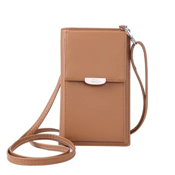 

Zipper PU Card Multi-functional Crossbody Lightweight Shoulder Bag Mini Fabala