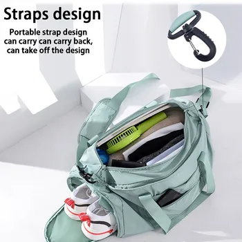 

Dry And Wet Separation Swimming Bag Beach Waterproof Shoe Bag Travel Vacation Clothes Toiletries Storage Bag #0805