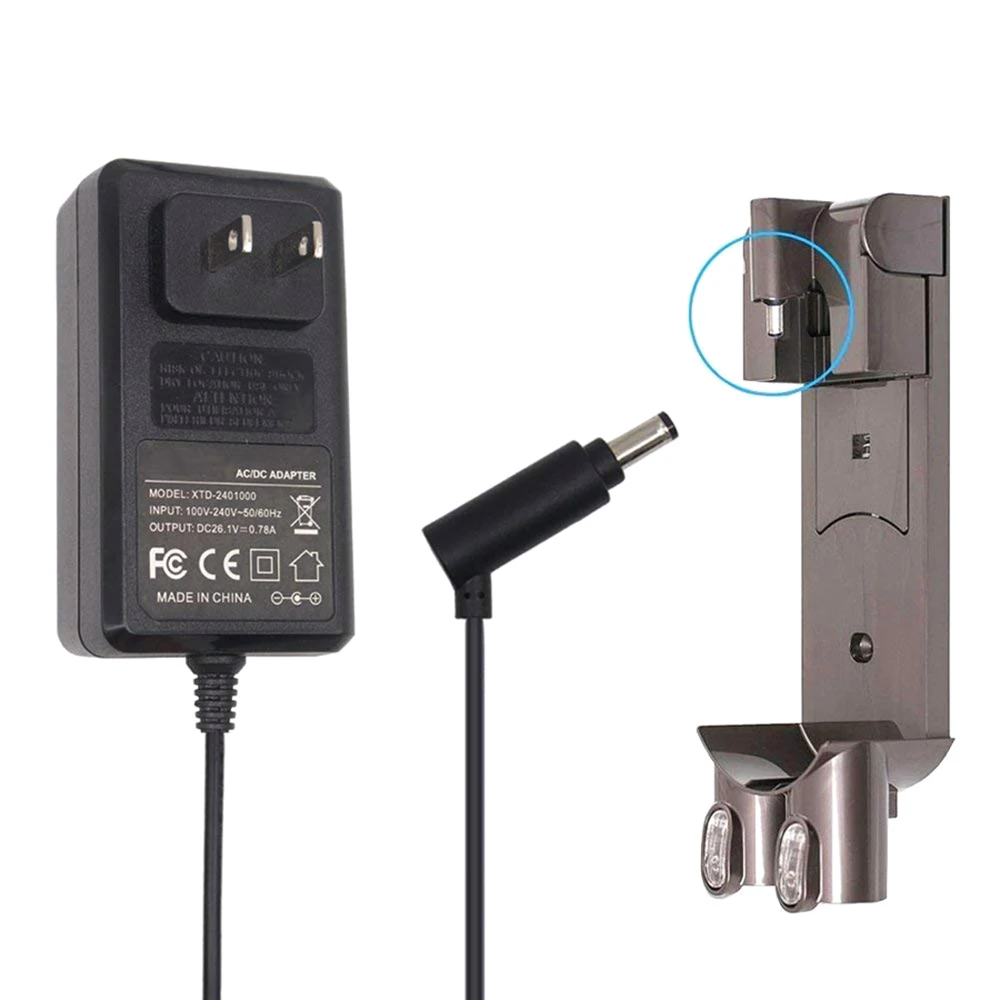 Замена AC/DC адаптер зарядного устройства 26,1 в для Dyson пылесос V6 V7 V8 DC58 DC59 DC60 серия зарядное устройство источник питания