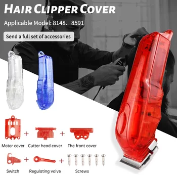 

Cordless Electric Clipper Shell Kit Transparent Refit Cover Set DIY Accessorie Replacement Attachment For 8591/8148 G1020