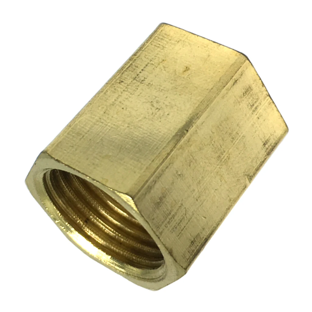 Полный латунный 1/2x1/2 ''Женский резьба прямой адаптер Соединительная труба фитинг