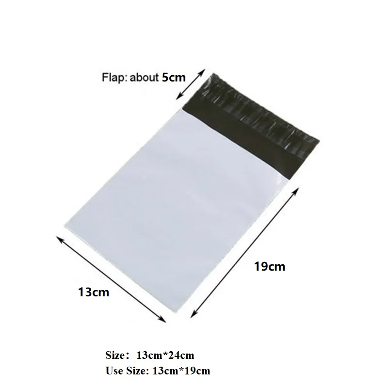 100Pcs-Lot-Samll-Size-Courier-Bags-White-Self-seal-Adhesive-Storage-Bags-Plastic-Poly-Envelope-Mailer (3)