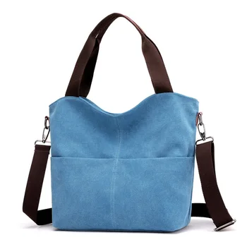 

kvky brand crossbody bags for women big blue handbags woman bag shoulder borsa business bolsos mujer de lona messenger bag work