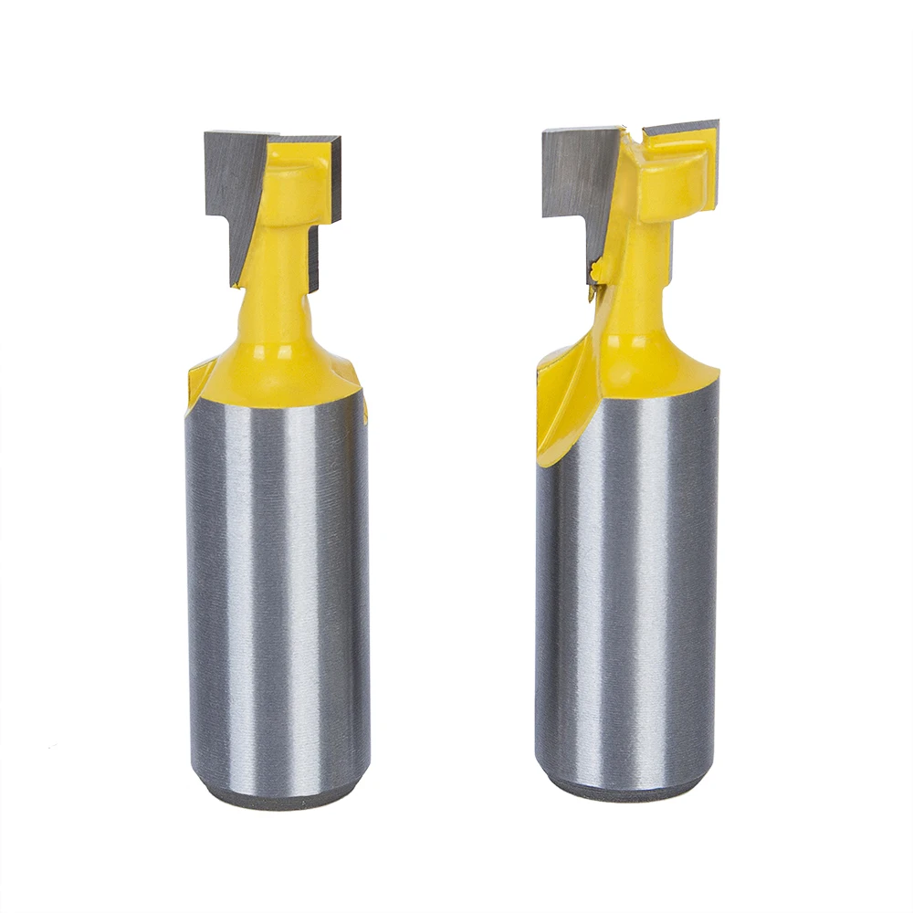 

2pcs Carbide Keyhole Router Bit 3/8 Inch 1/2 Inch Cutting Diameter Cutter Tool 1/2 Inch Shank Milling Cutter
