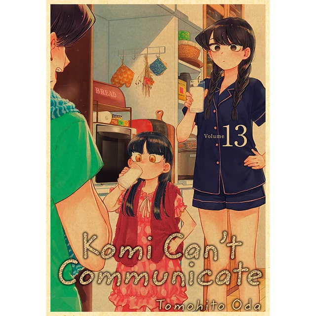 Komyushou Desu Posters Anime Komi Cant Communicate Poster Kraft Paper Vintage Home Room Art Wall Stickers 18